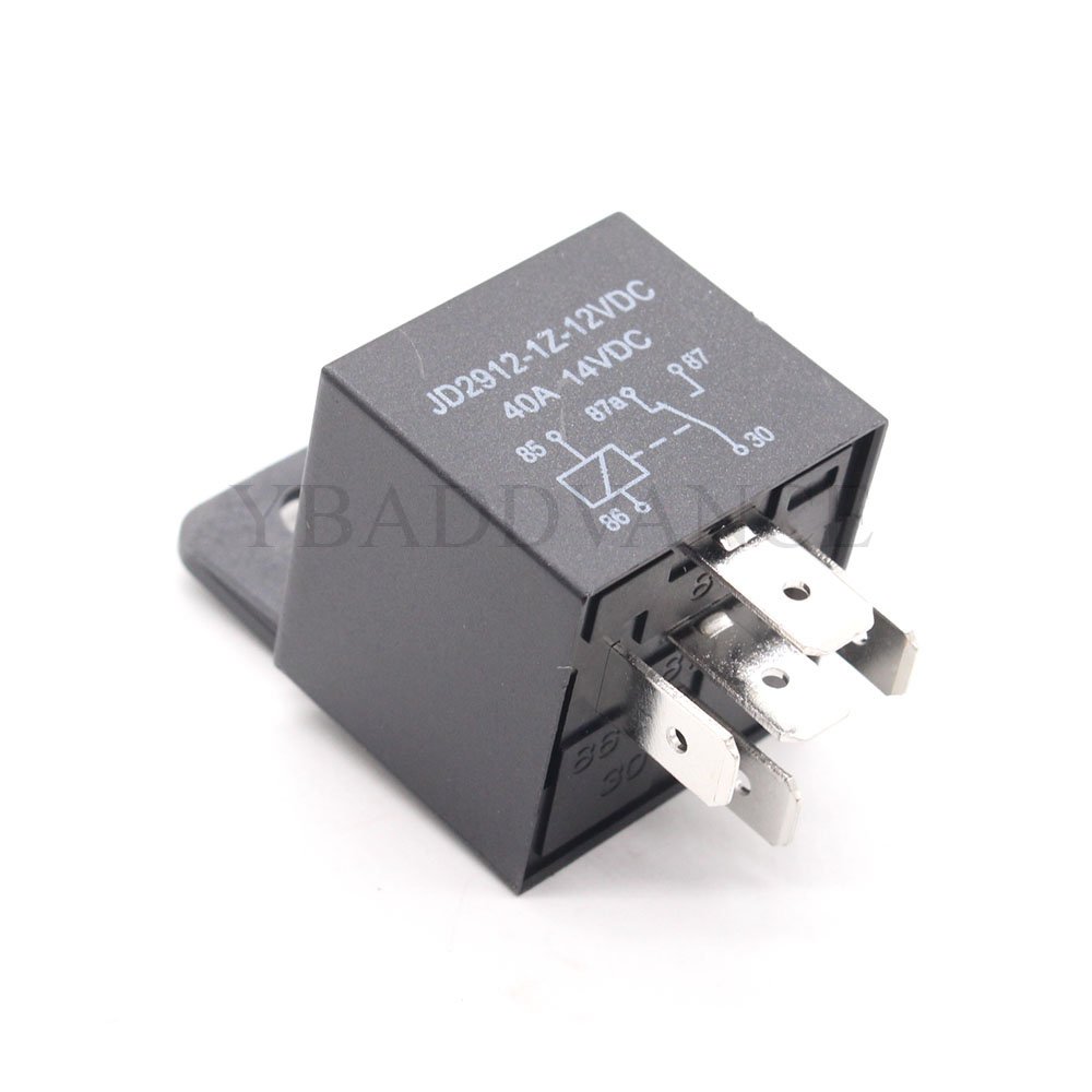 JD2912-1Z-12VDC 40A 14VDC Automotive 5 Pins Coil 40AMP Power Switching Relays With Socket