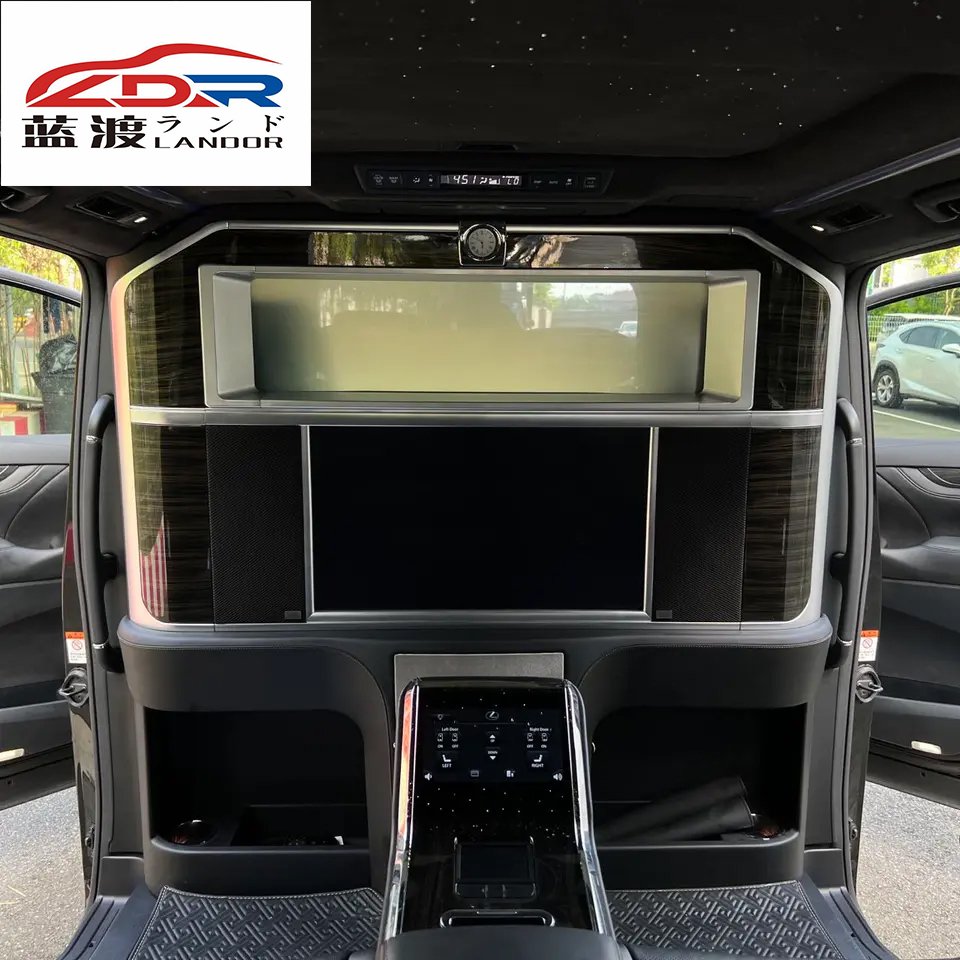 Interior for Alphard Whole Car Interior Modification Kit Factory With Car Partition Luxury Seat Intelligent Control Armrest
