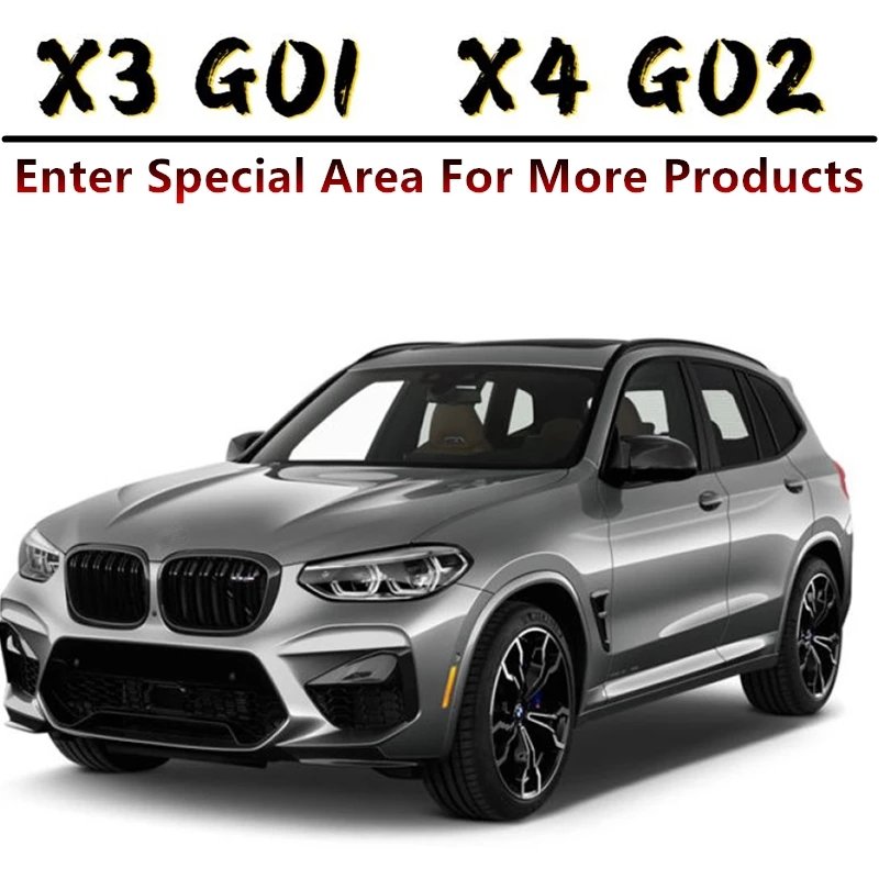 Tcart car accessories for X3 X4 (G01/G02) 2018 2019 2020 2021 M sports stars steering wheel trim ABS material carbon fibre