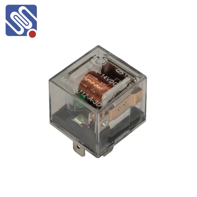 MEISHUO MAH 12v 5PINS DPDT automotive relay 5 pin transparent leds 40A/60A/80A