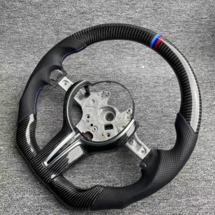 Custom Leather Carbon Fiber Smart LED M Sport Steering Wheel For BMW E90 E60 E46 F30 F10 M2 M3 M4 M5 M6 X5 F30 High Quality