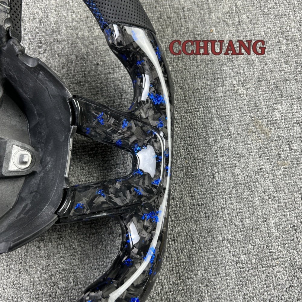 Custom car steering wheel for Dodge Challenger Charger RAM 2014-2021 carbon fiber steering wheel