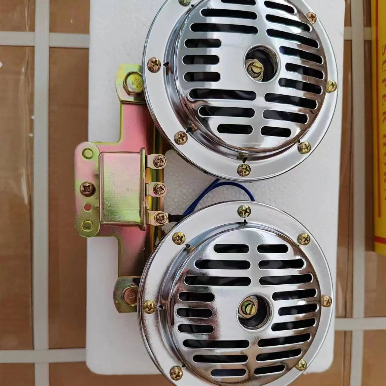 130MM 2PCS WITH RELAY DISC HORN