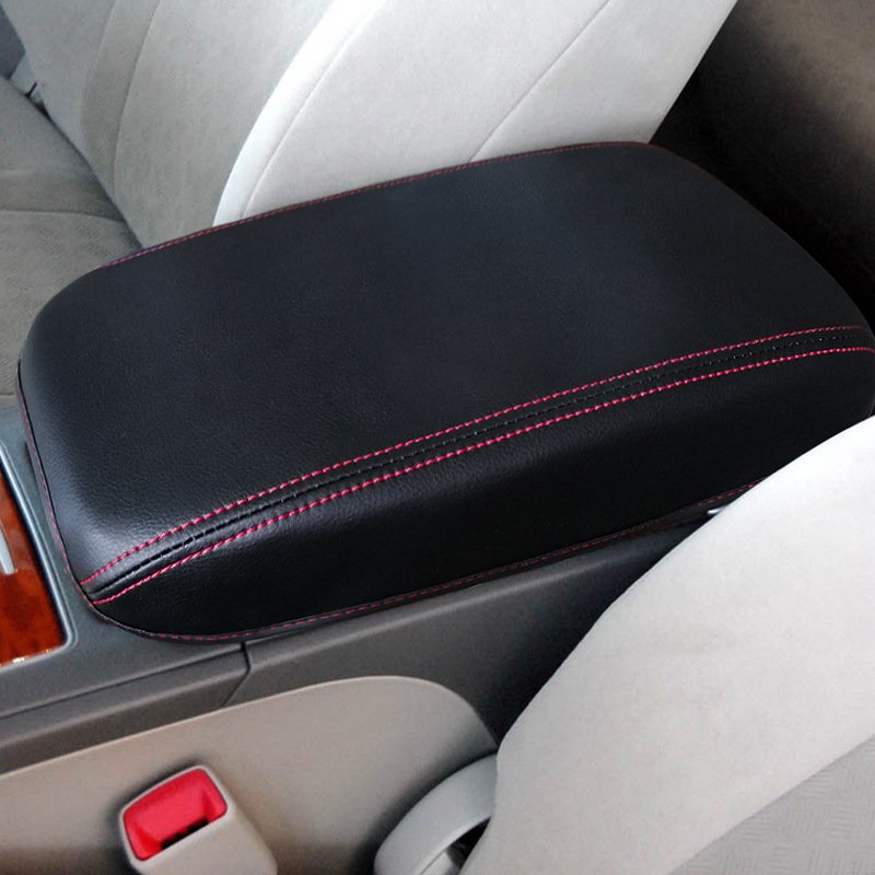 Universal Leather Armrest Protective Cover Car Interior Accessories Center Console Armrest Cover Arm Rest Protector