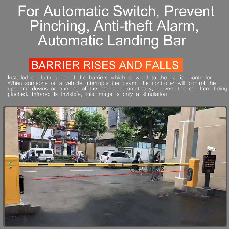 Gate Opener Motor Battery Powered Photo Cell Infrared Sensor/ Photo Eye Photocell/Safety Beam Sensors Alarm System