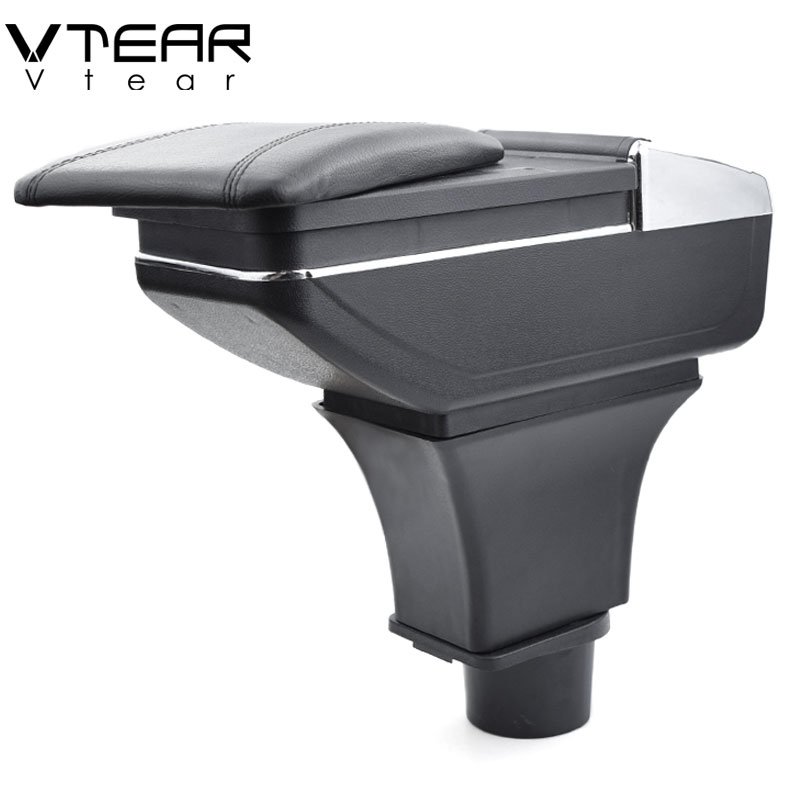Vtear for Smart Fortwo Forfour Armrest Central Store Content Storage Box Products Interior Arm Rest Car-styling Accessories