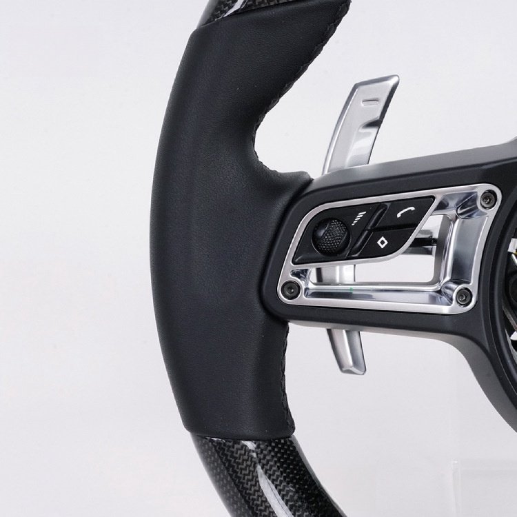 Suits for Porsche 911 Macan Cayman Cayenne Panamera 718 customized steering wheel with all leather carbon fiber