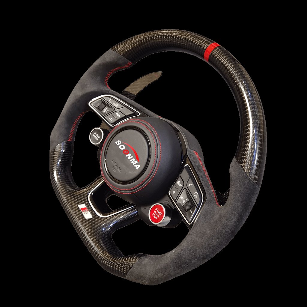 Carbon Fiber Paddle Shift When Replacing Extension Shifter For Audi S3/s4/s5/s6/s7/rs3/rs4/rs6 Steering Wheel