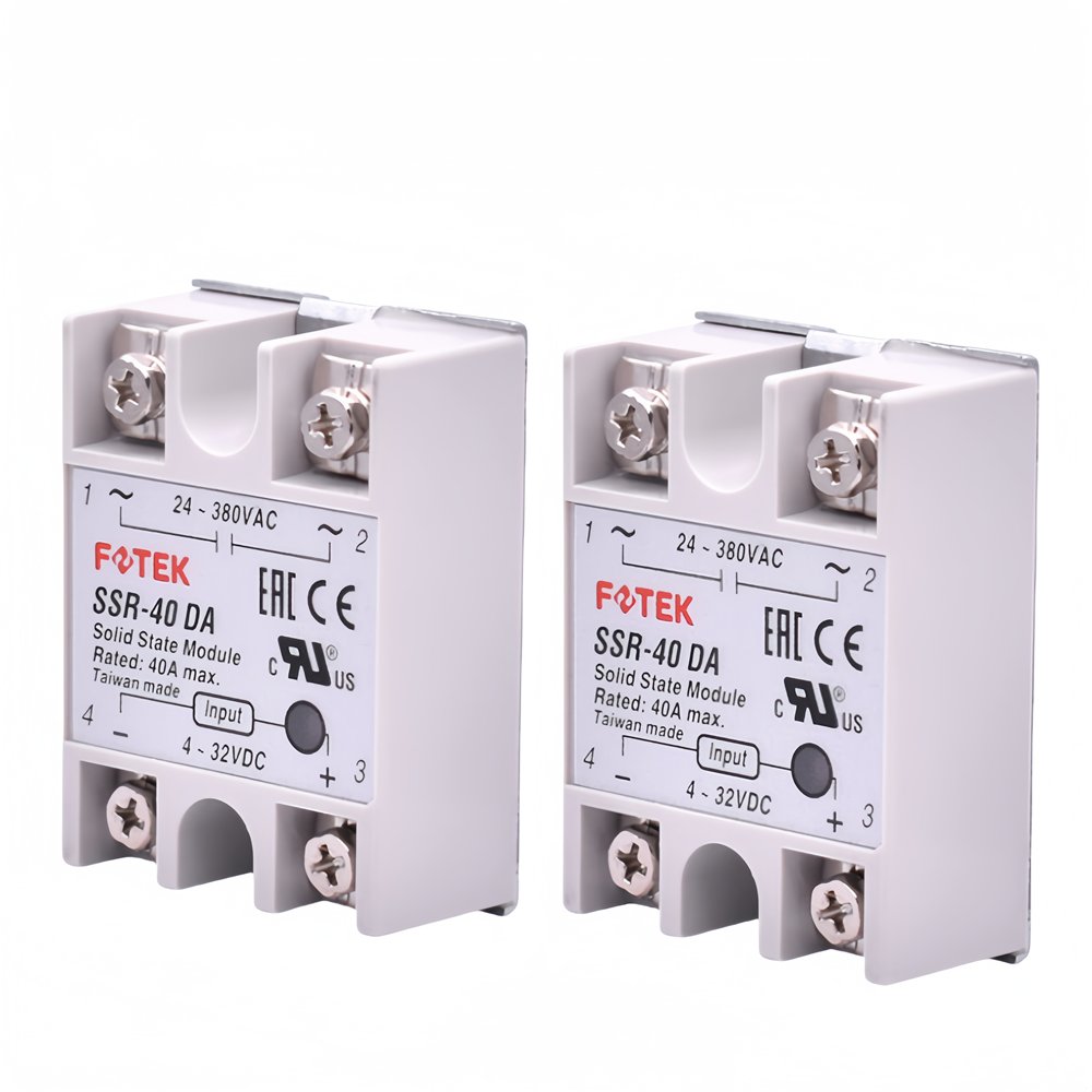 Fotek SSR-10DA Single Solid State Relay 10A/25A/40A/75A DC Control AC Type With 4-32VDC