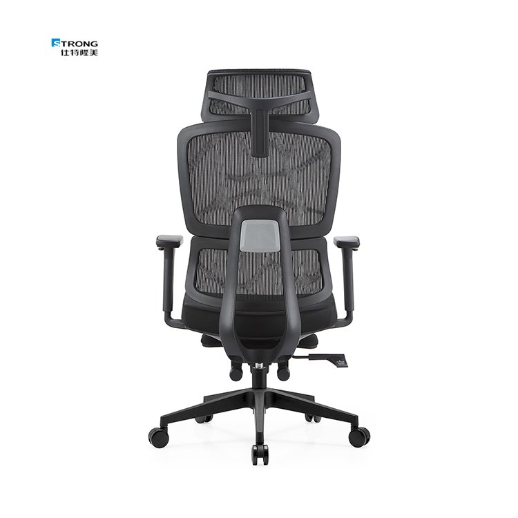 Swivel Office Chair High Back Adjustable Headrest Ergonomic Office Chair