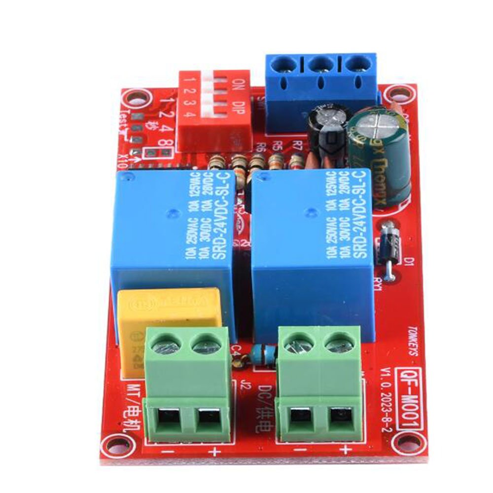 Taida 10A 5V/12V/24V Switching DC Motor Forward and Reverse Relay Module With Timer Switch for Solenoid Valve Electric Push Rod
