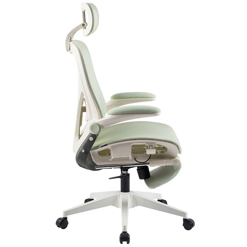 BIFMA Foldable Flip up Armrest Swivel Wholesale Executive Mesh Ergonomic Office Chair