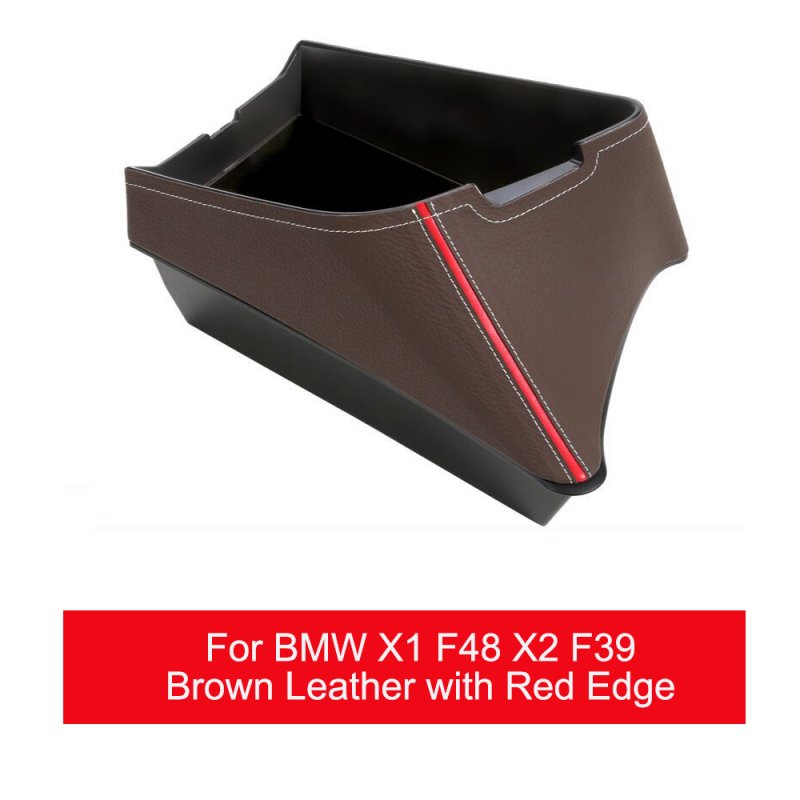 Car Central Seat Armrest Box Console Storage Container Organizer for BMW X1 F48 X2 F39 2016-21 Car Accessories