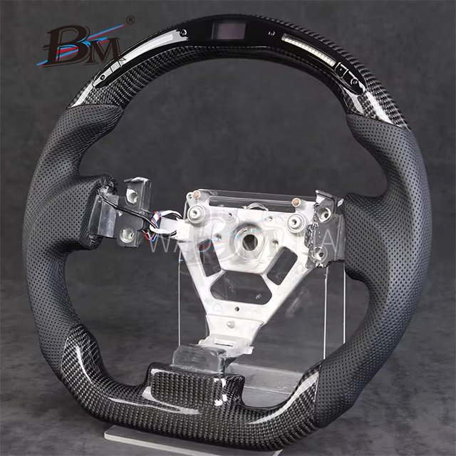Led Light Carbon Fiber For 350Z FAIRLADY Z Series Nissan Cars Custom Sport Design Steering Wheels Interior Accessories 2002-2008