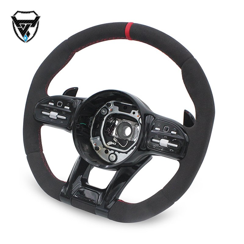 For Mercedes Benz A GLA B GLB C GLC E GLE CLS 2019-2023 custom sports model handle steering wheel modification ZC-809-P55-F