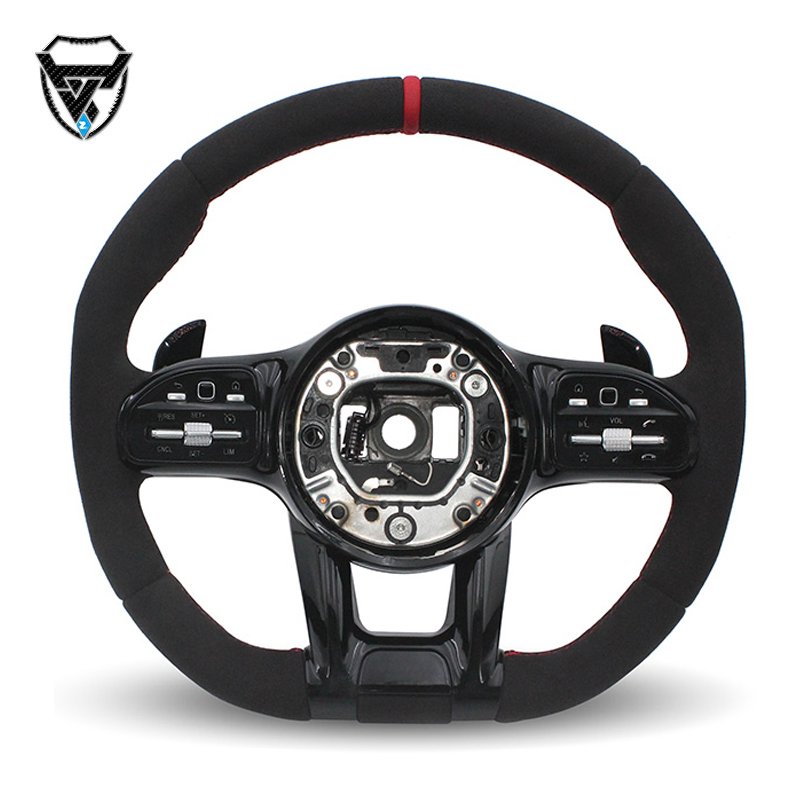 For Mercedes Benz A GLA B GLB C GLC E GLE CLS 2019-2023 custom sports model handle steering wheel modification ZC-809-P55-F