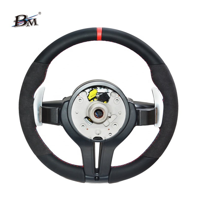 Alcantara Leather Custom Sport Style Interior Accessories For Cars Steering Wheels For BMW M3/F30 Chassis F1-4 Series 2010-2019