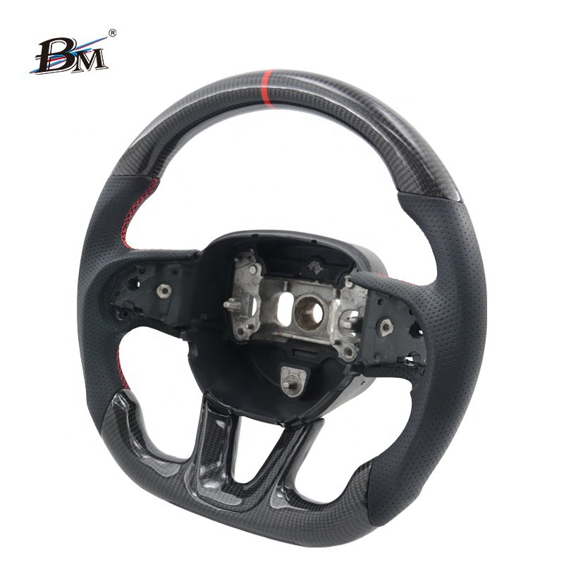 Interior Accessories For Cars For Dodge Charger Challenger 2015-2019 2020 2021 2022 2023 Carbon Fiber Sport Steering Wheels