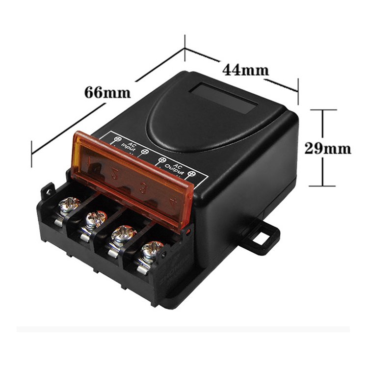 Ac 220 Volt Wireless Remote Control Switch Rf Relay 30A 433Mhz Wireless Rf Transmitter and Receiver