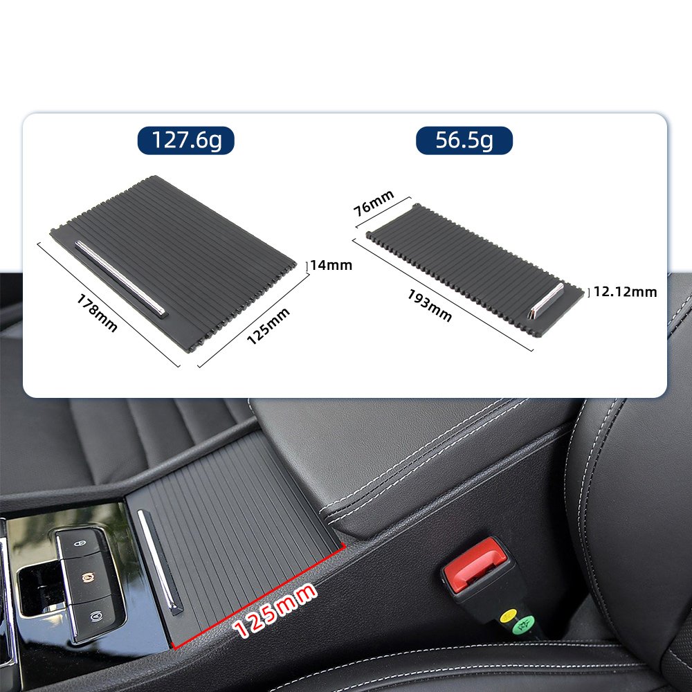 Car Accessories Interior Center Console Roller Blind Shutter Drink Water Cup Holder Cover for VW Skoda Superb 2009-2015