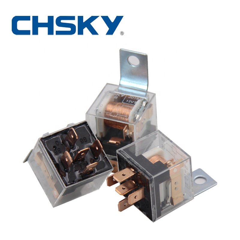 CHSKY Automotive Universal Waterproof Relay 12V/24V Automotive Motorcycle Modified Relay with Socket