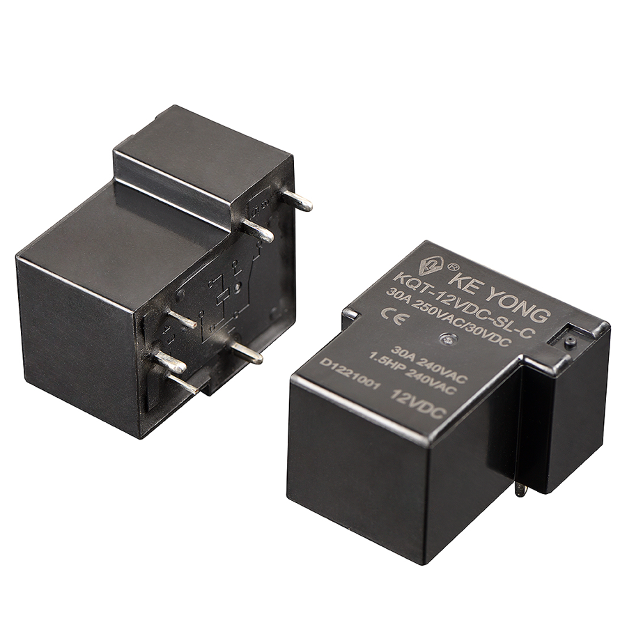 KEYONG KQT(T90) New Energy Relay 250VAC 1~1/2HP 240VAC 1HP 120VAC 40A Mini Relay New Energy Vehicles and Charging Equipment