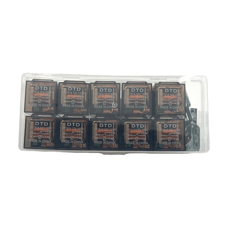 Transparent Shell Car Relay 12V 24V 40A 80A 4 Pin 5 Pin Auto Relay