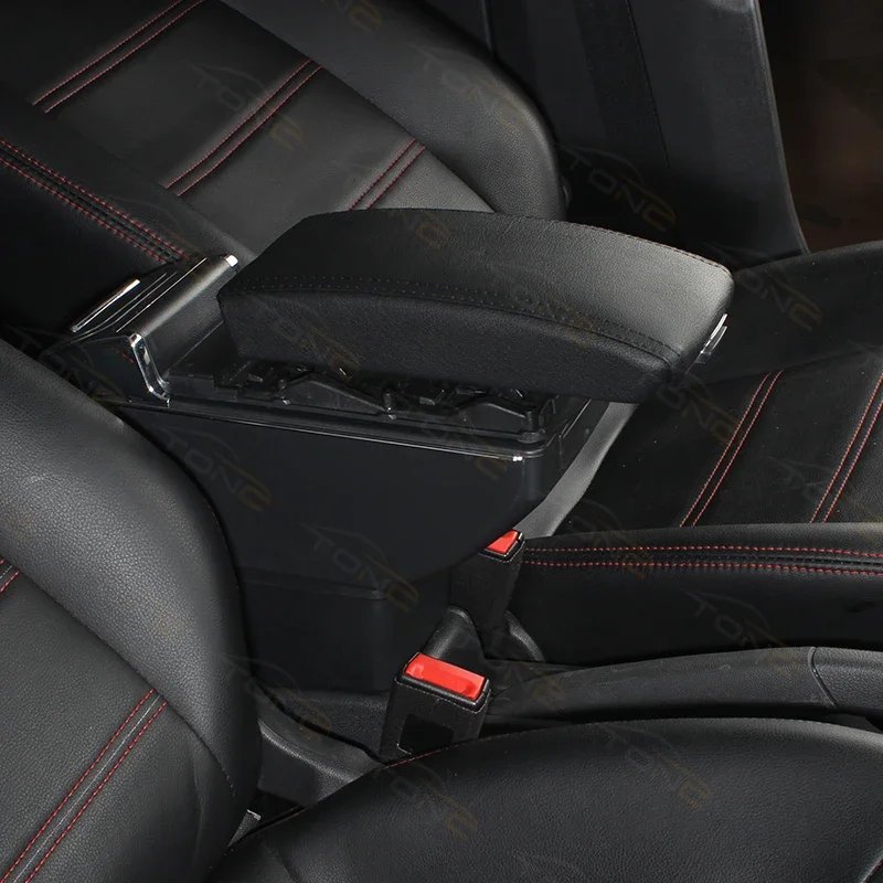 TONC 22 Volkswagen Polo Car Model Dedicated Central Armrest Box, Enhance Driving Comfort and Interior Quality