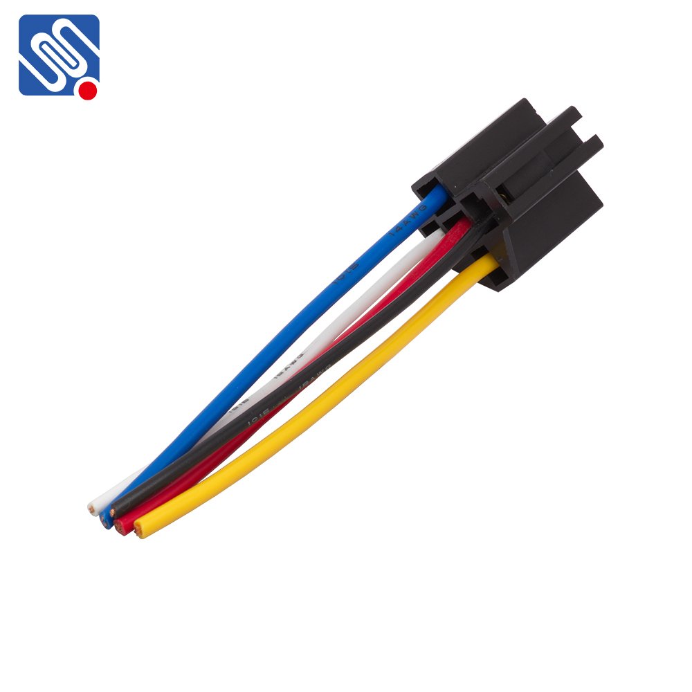 Meishuo MSC Auto Relay Socket 5 Pin JD1914 with 14.5cm Wire Standard 5 Pin Harness