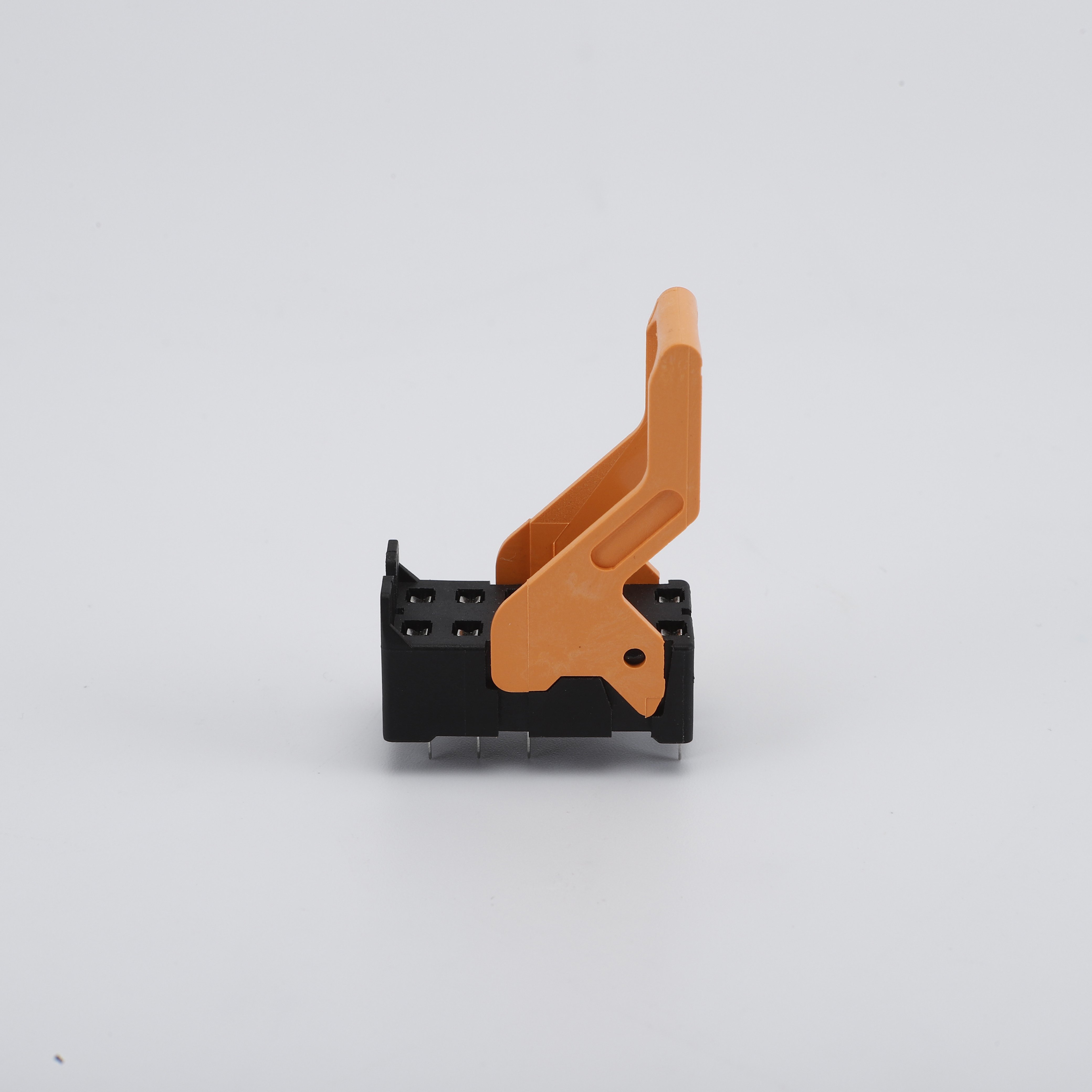 High Quality 5Pin Small Relay Orange Snap-on Relay Socket Slim Relay