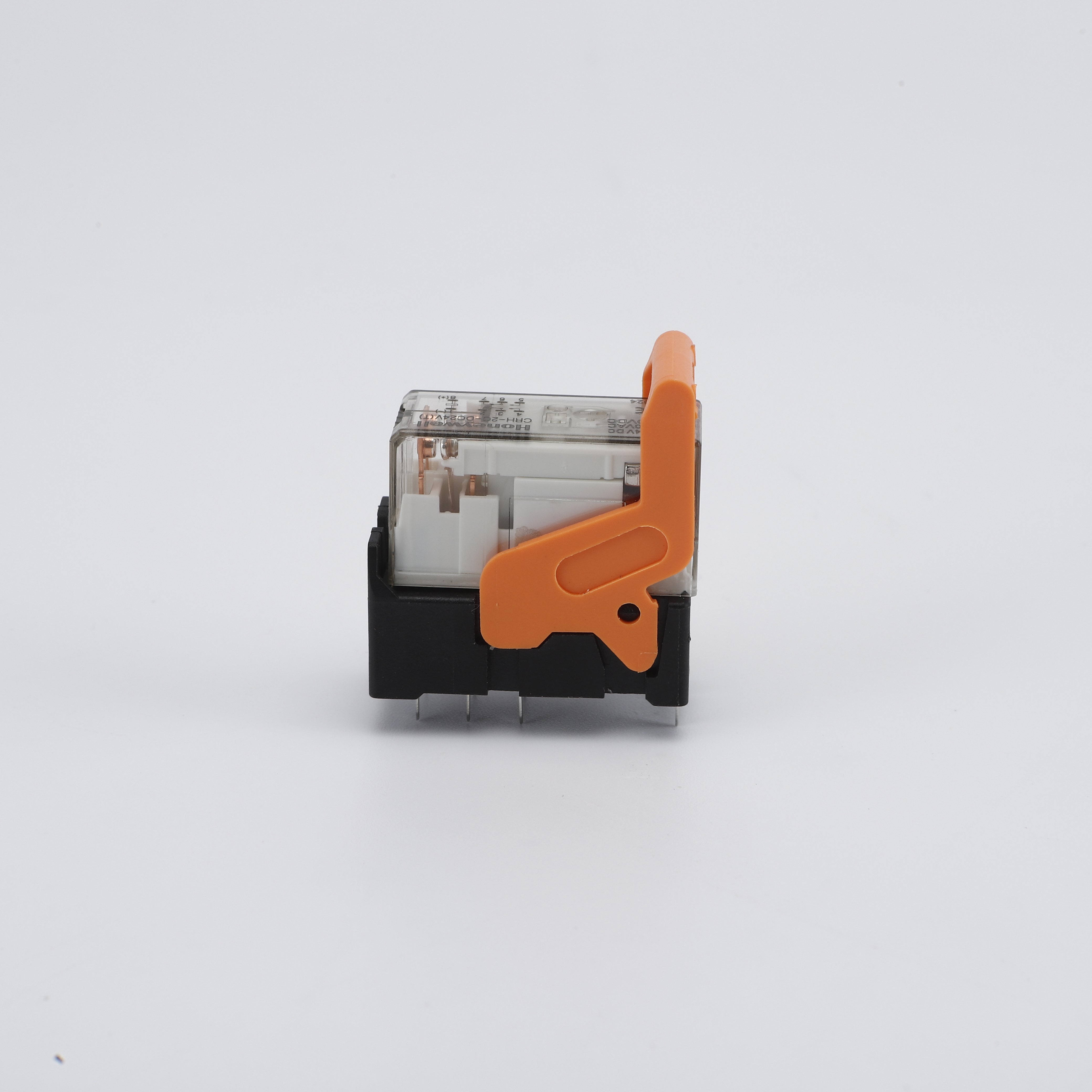 High Quality 5Pin Small Relay Orange Snap-on Relay Socket Slim Relay