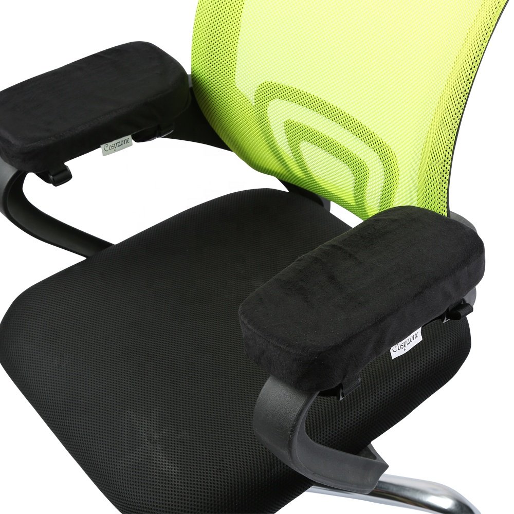 Ergonomic Memory Foam Office Chair Armrest Pads Comfy Gaming Chairs Arm Rest Cushion for Elbows Forearms Pressure Relief