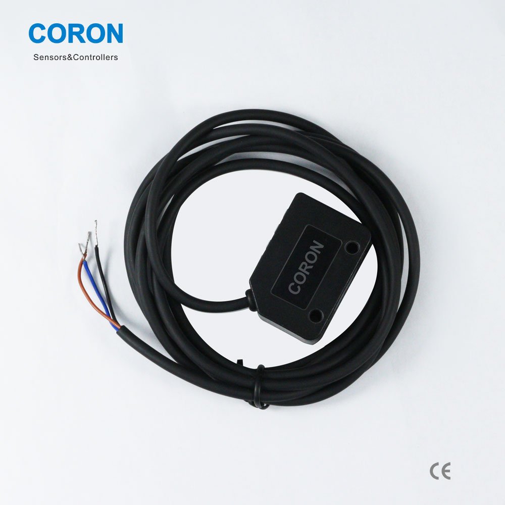 High Precision RGB Three-Color Source NPN PNP Relay Output CORON Optical color Sensor High Difference Color Code Mark Detection