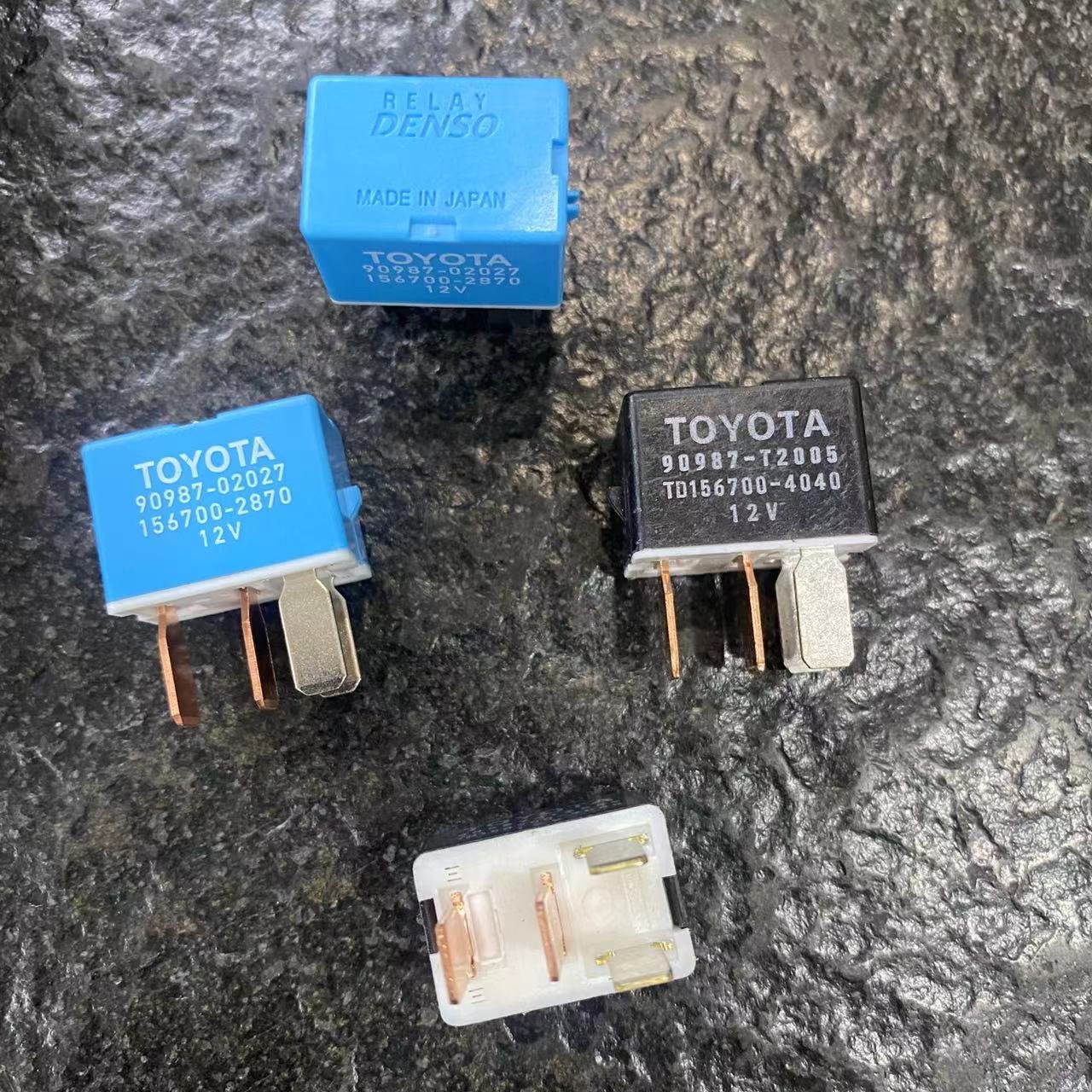 90987-02027 Denso 156700-2870 12V 4 Pins A/C Cooling Fan Relay for Toyota Lexus