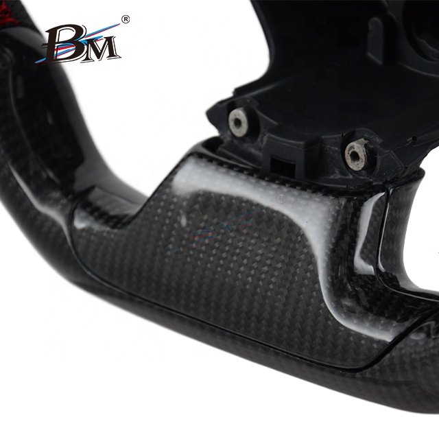For Chevrolet Camaro Series Perforated Leather Carbon Fiber Customize Steering Wheels Car Accessories Interior 2015-2024