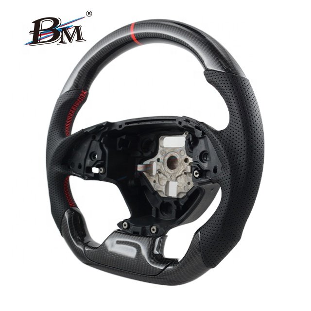 For Chevrolet Camaro Series Perforated Leather Carbon Fiber Customize Steering Wheels Car Accessories Interior 2015-2024