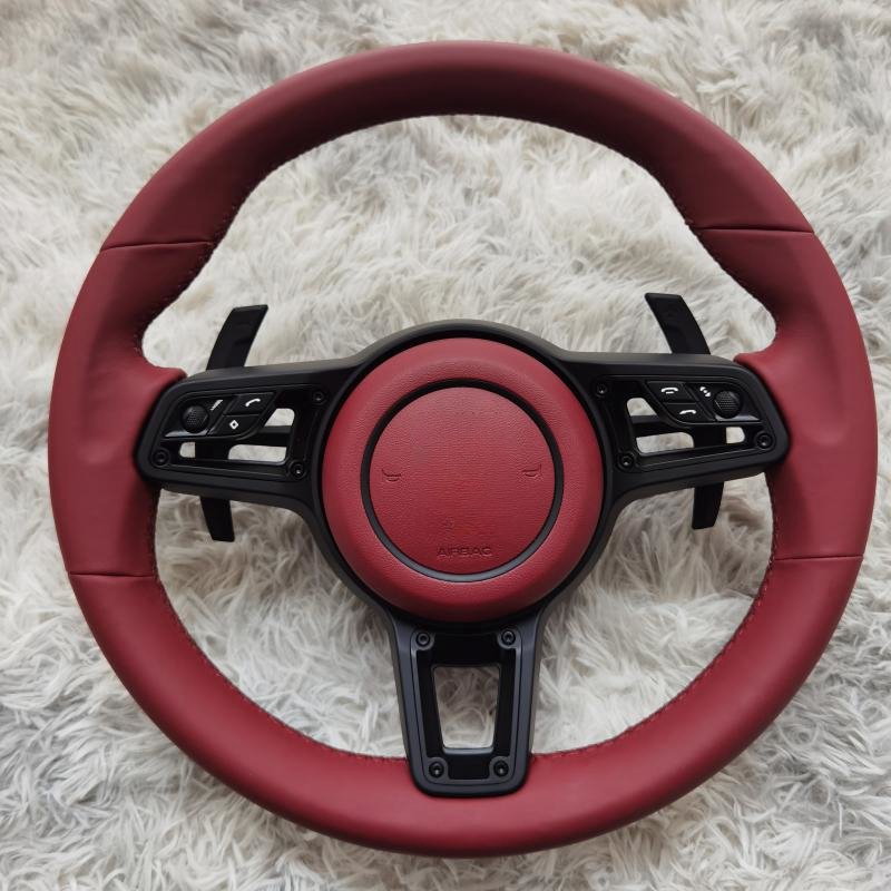 Carbon Fiber Steering Wheel For Porsche 911 996 Cayenne 958 718 Boxster 918 Macan Panamera Car Accessories