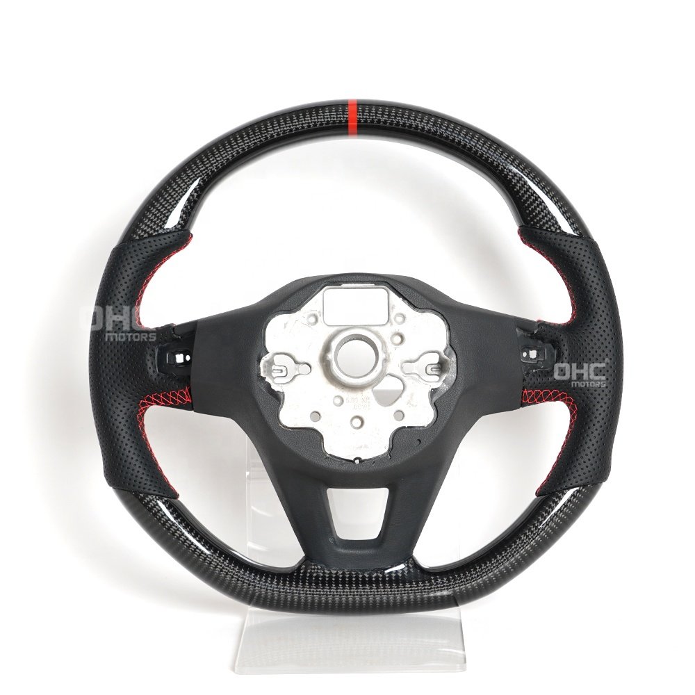 Real Carbon Fiber Led Steering Wheel For Volkswagen Vw Magotan 2024 B9 Passat Steering Wheel 2020-2021