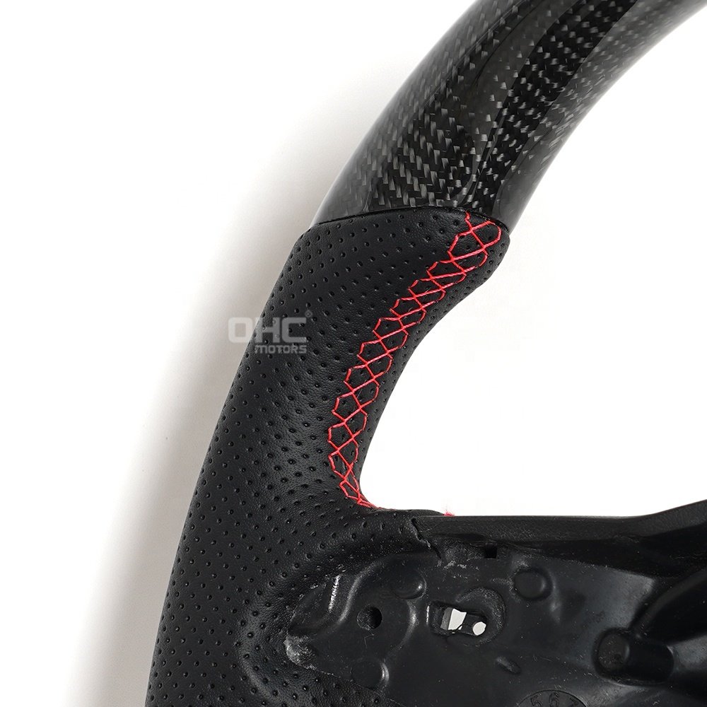 Real Carbon Fiber Led Steering Wheel For Volkswagen Vw Magotan 2024 B9 Passat Steering Wheel 2020-2021