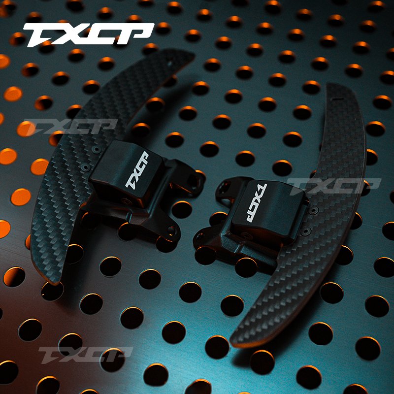 For Cadillac CT4 CT5 XT4 XT6 Car Magnetic Steering Wheel Paddle Shifter Carbon Fiber Shift Paddle