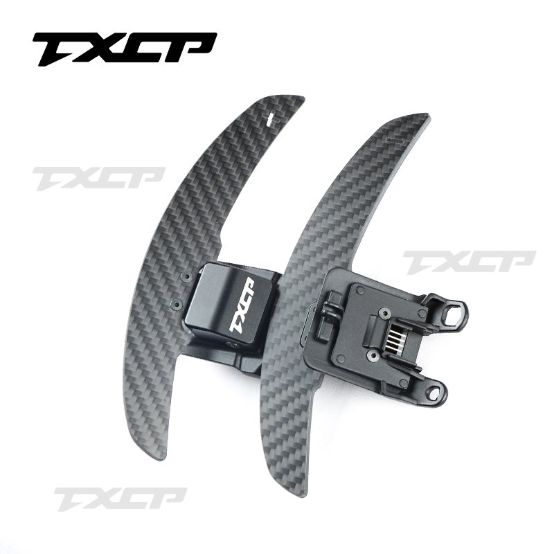 For Cadillac CT4 CT5 XT4 XT6 Car Magnetic Steering Wheel Paddle Shifter Carbon Fiber Shift Paddle