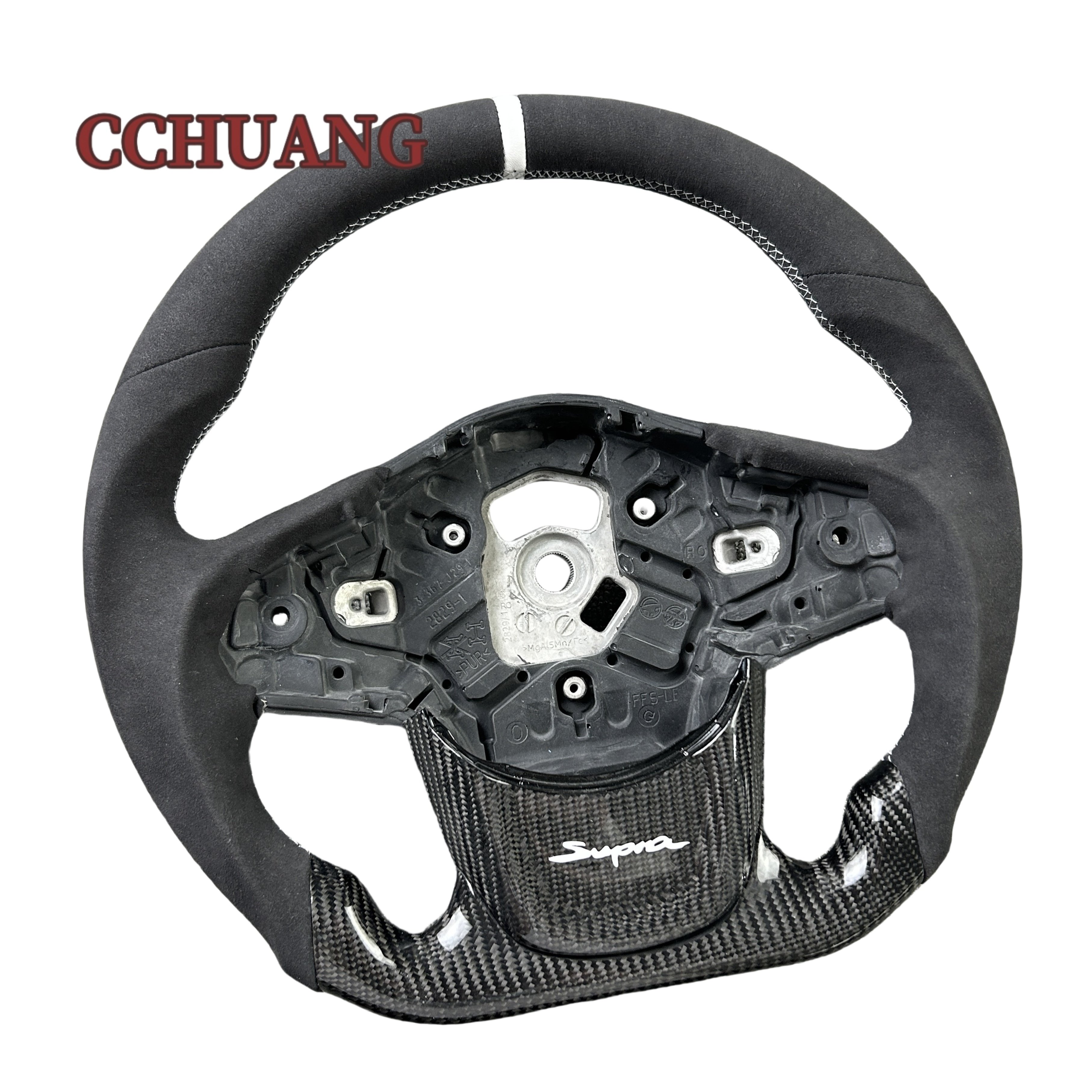Custom Carbon Fiber Steering Wheel for Toyota Supra A90 B58 Premium Car Accessory