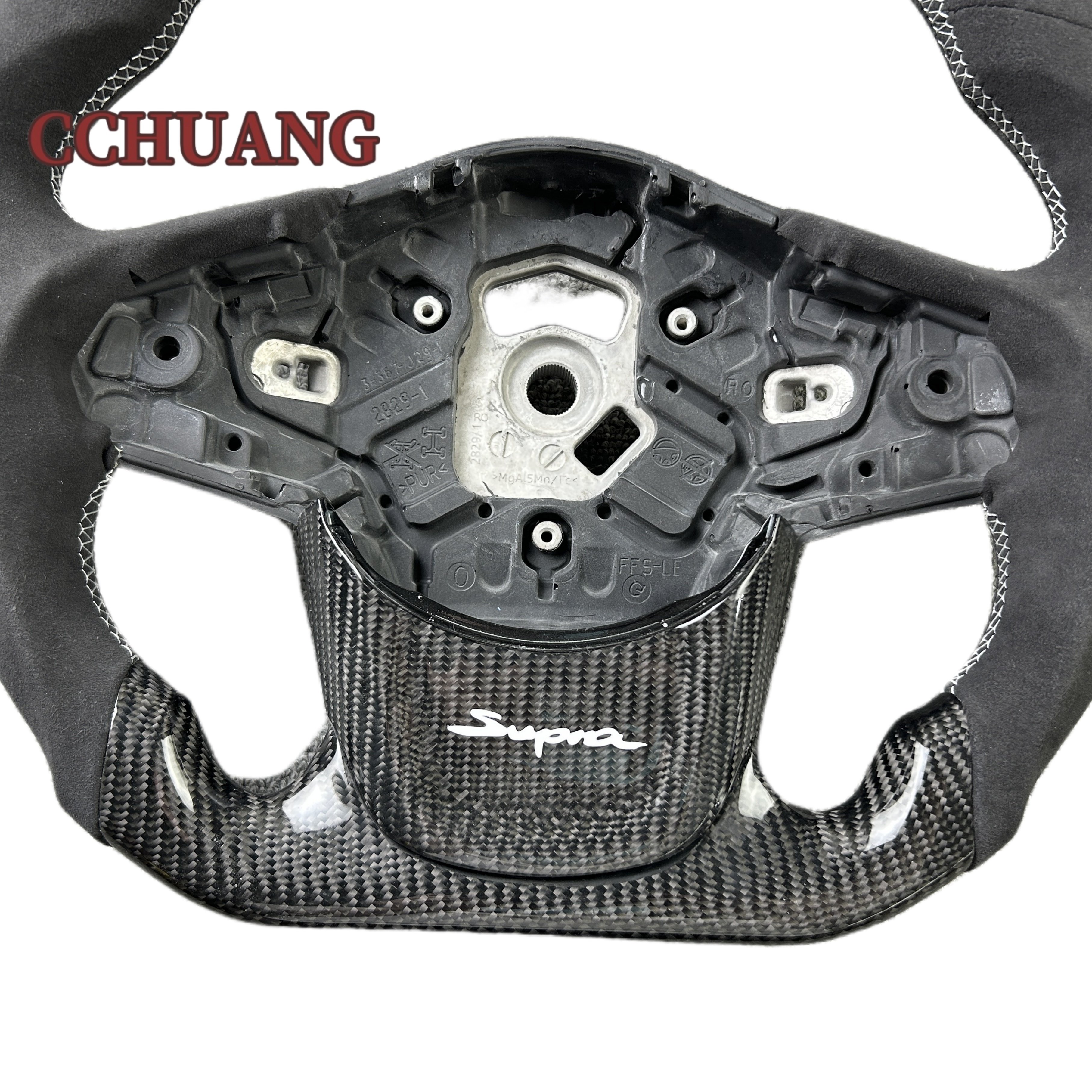 Custom Carbon Fiber Steering Wheel for Toyota Supra A90 B58 Premium Car Accessory