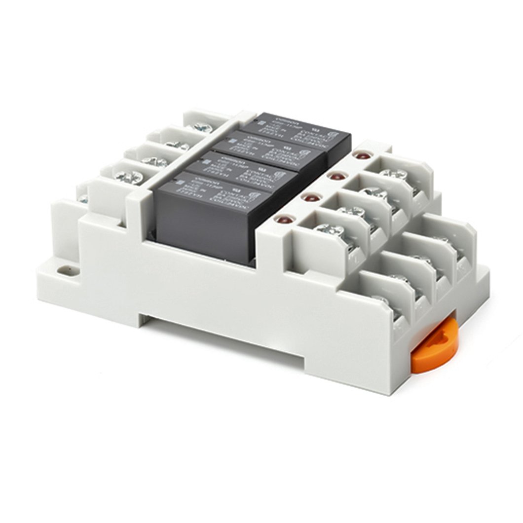 ABILKEEN PLC 6.2mm Din Rail Slim Relay Socket 24VAC/DC Thickness Slim Relay Socket