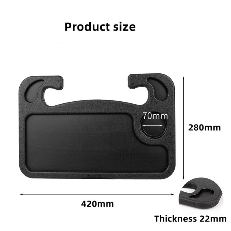 Multifunctional Car Tray Steering Wheel Table Car Dining Tray Tables for Eating Reading Working Laptop Car Food Trays