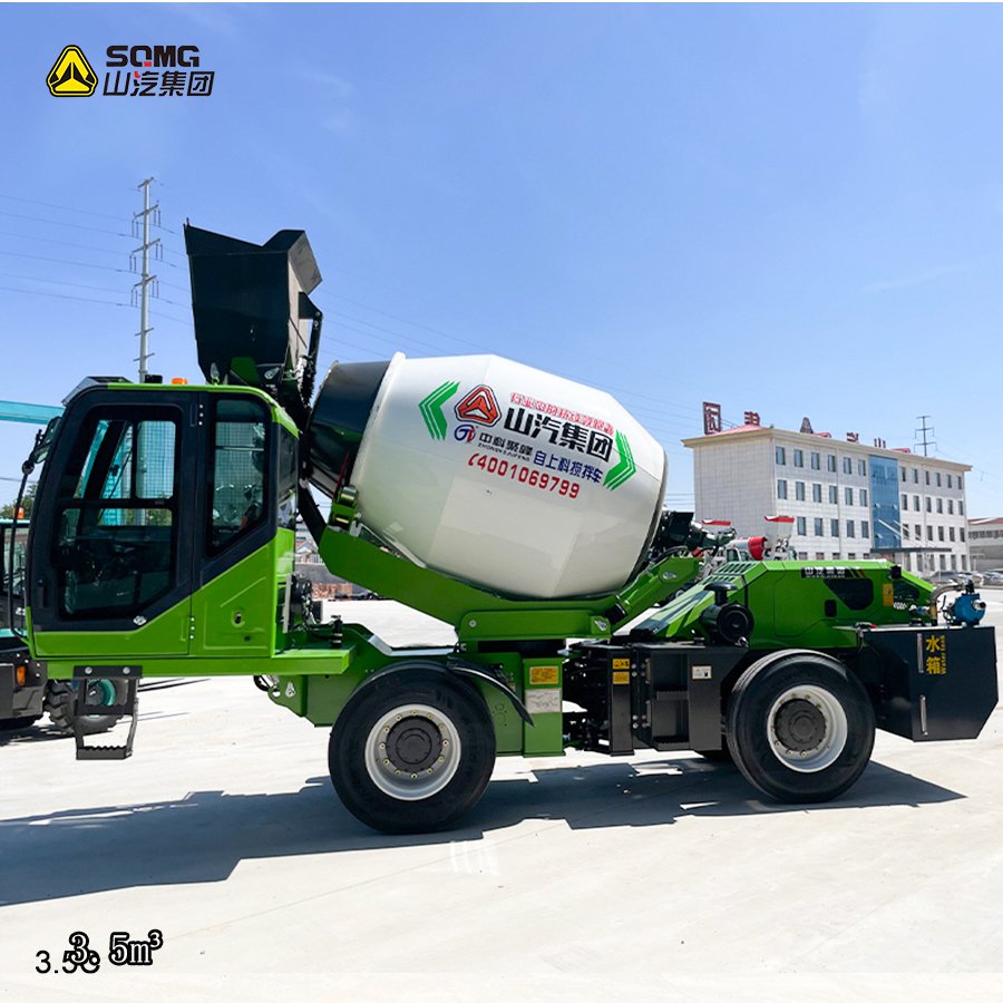 China Mini Small Mixing Cement Machine Self-Loading Mobile Loading Self Truck Concrete Mixer With Best Price Sale With Pump