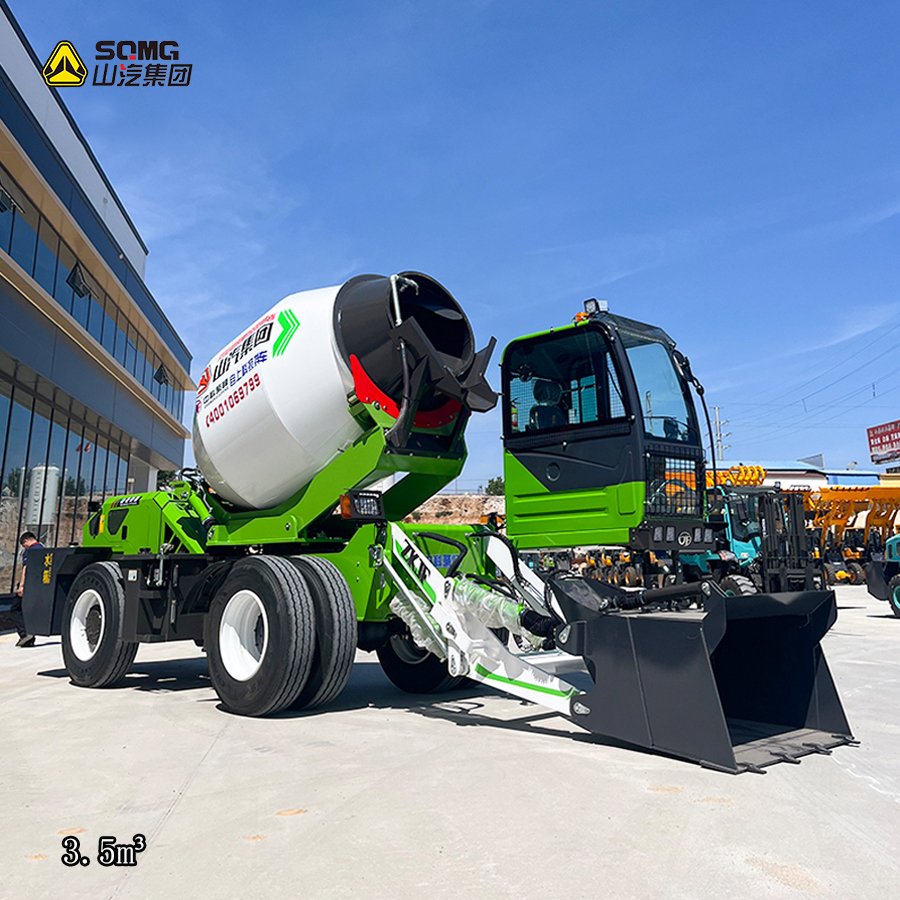 China Mini Small Mixing Cement Machine Self-Loading Mobile Loading Self Truck Concrete Mixer With Best Price Sale With Pump