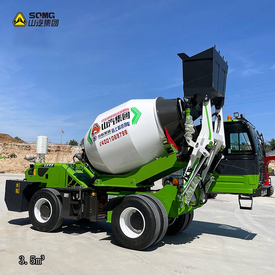 China Mini Small Mixing Cement Machine Self-Loading Mobile Loading Self Truck Concrete Mixer With Best Price Sale With Pump
