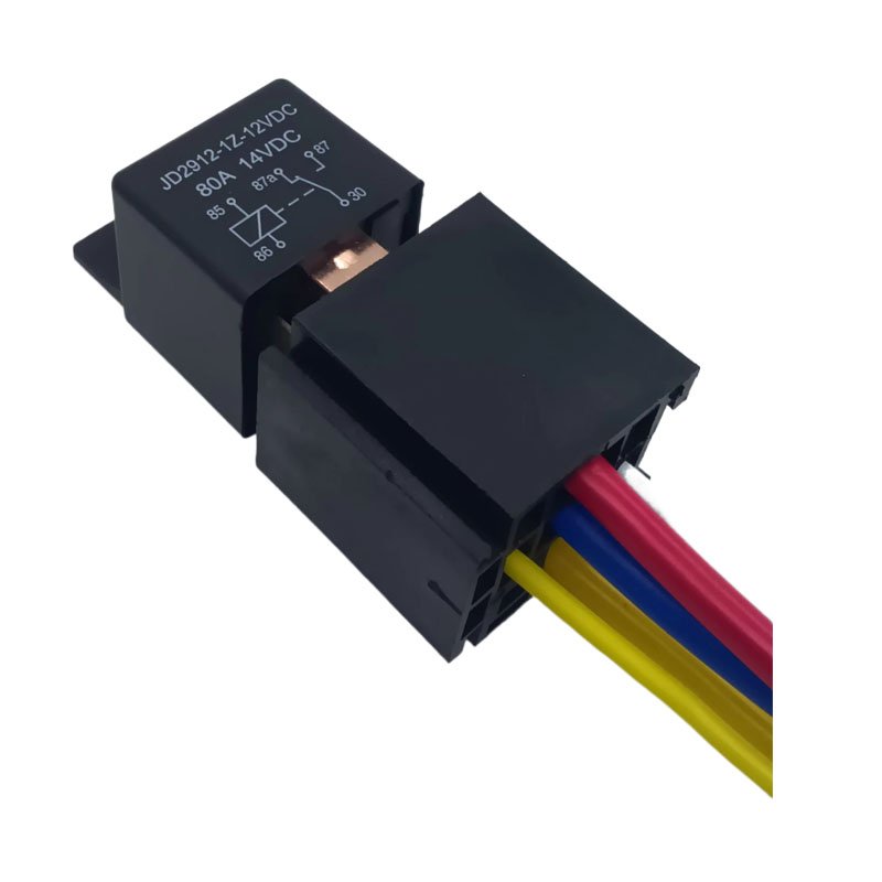 Universal 12v 80a Relay Socket 5 Pin Car Relay for Car