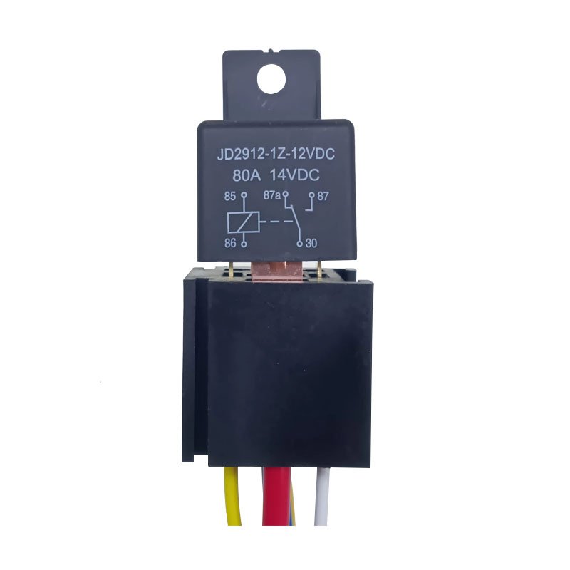 Universal 12v 80a Relay Socket 5 Pin Car Relay for Car